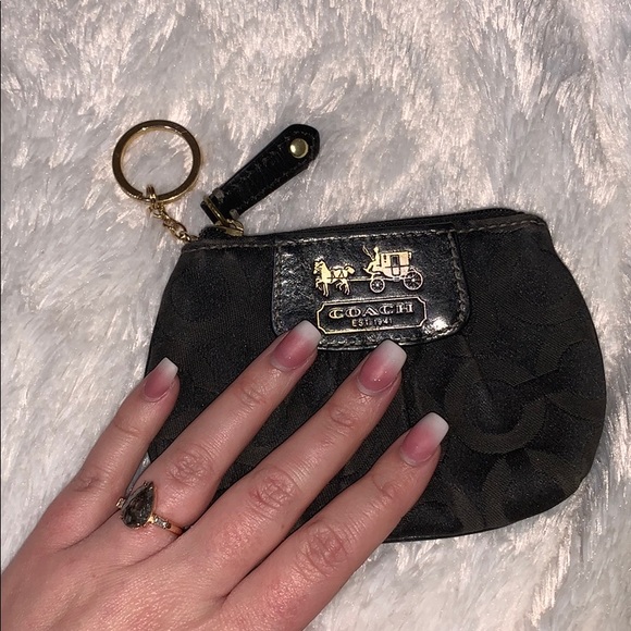 Black coach coin purse - Picture 6 of 6